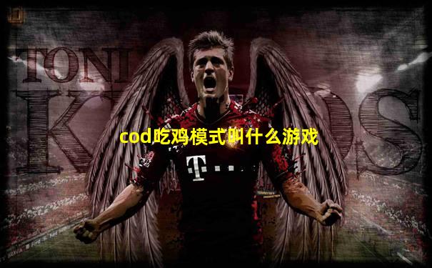 cod吃鸡模式叫什么游戏