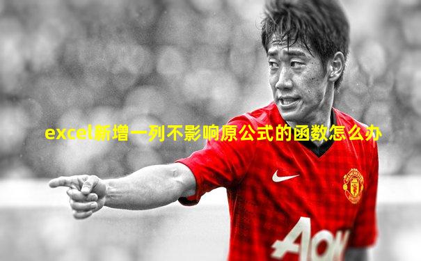 excel新增一列不影响原公式的函数怎么办