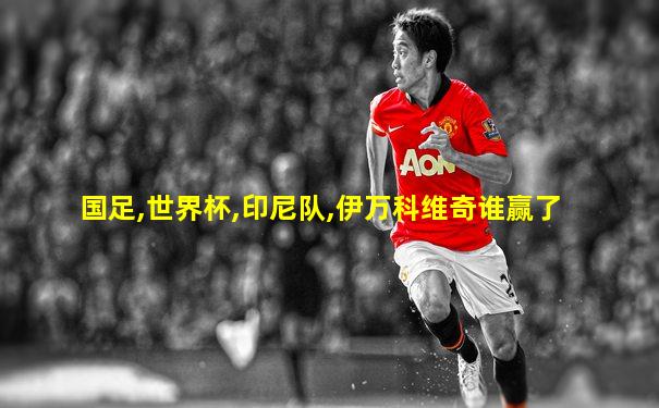 国足,世界杯,印尼队,伊万科维奇谁赢了
