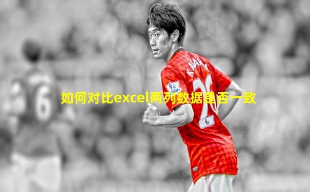如何对比excel两列数据是否一致