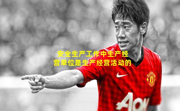 安全生产工作中生产经营单位是生产经营活动的
