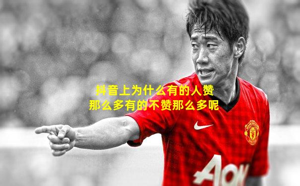 抖音上为什么有的人赞那么多有的不赞那么多呢