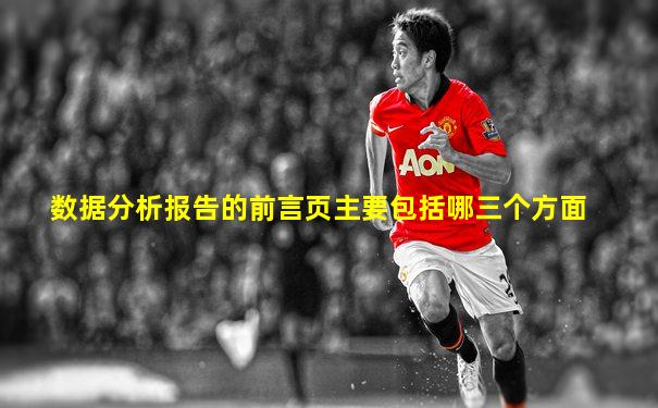 数据分析报告的前言页主要包括哪三个方面