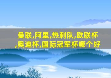 曼联,阿里,热刺队,欧联杯,奥迪杯,国际冠军杯哪个好