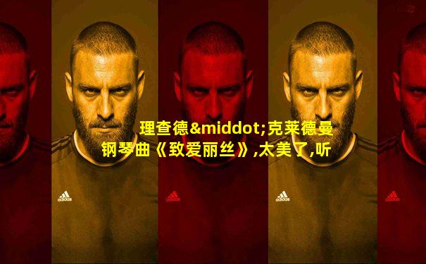 理查德·克莱德曼钢琴曲《致爱丽丝》,太美了,听醉了