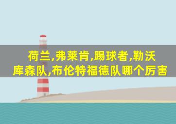 荷兰,弗莱肯,踢球者,勒沃库森队,布伦特福德队哪个厉害